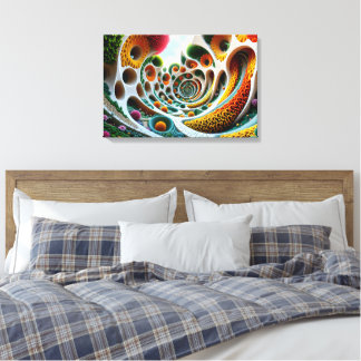 Symphony of Shapes and Colors Canvas Print