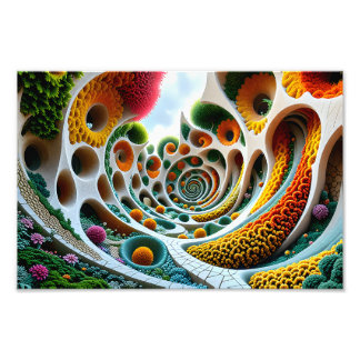 Symphony of Shapes and Colors Photo Print