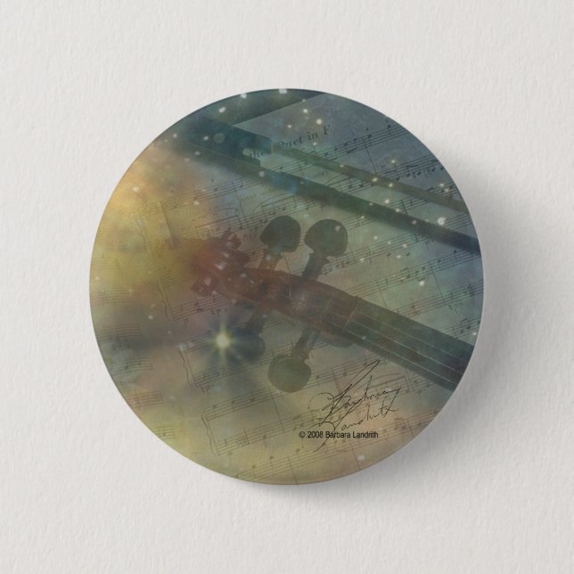 Symphony of Stars Pinback Button (Front)