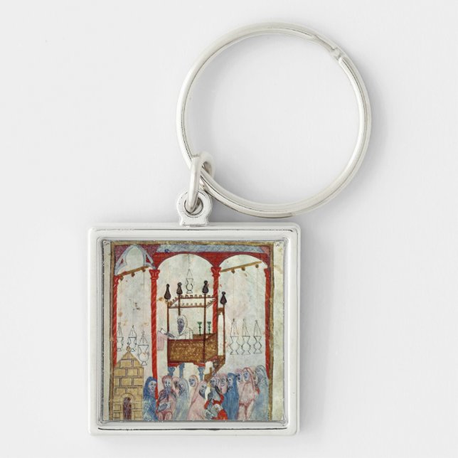 Synagogue, c.1350, Northern Spain Keychain (Front)