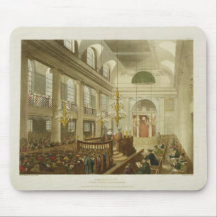 Synagogue, Dukes Place, Houndsditch, from Ackerman Mouse Pad