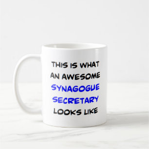 synagogue secretary, awesome coffee mug