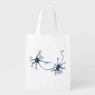 Synapse Between Neurons, Neuroscience Neuron Grocery Bag