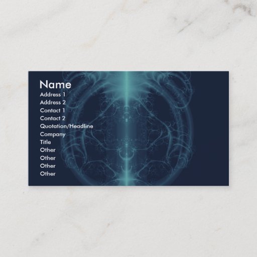 Customizable Synapse Business Cards