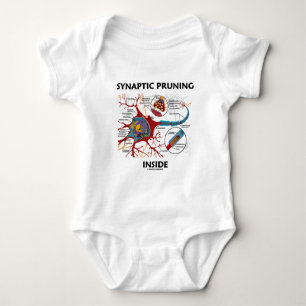 Synaptic Pruning Inside Neuron Synapse Geek Humor Baby Bodysuit