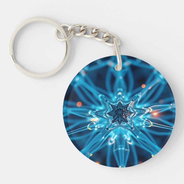 Synaptic Star Keychain (Front)