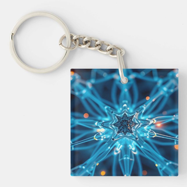 Synaptic Star Keychain (Front)