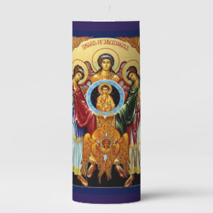 Synaxis of the Holy Archangels Pillar Candle