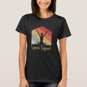Sync Swimming Synch Squad Retro Vintage T-Shirt
