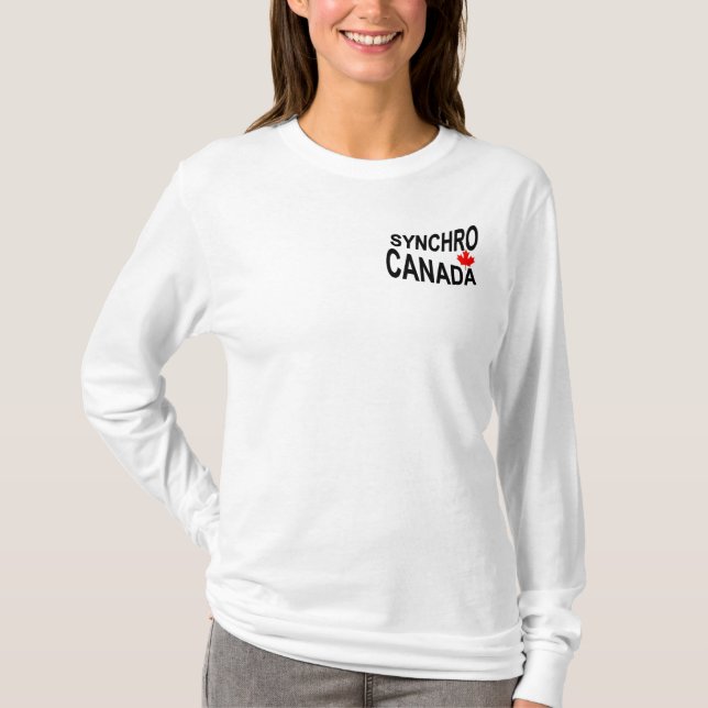 Synchro Canada Senior Team T-Shirt (Front)