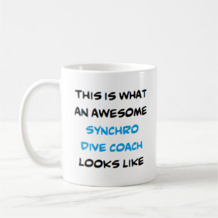 synchro coach, awesome coffee mug