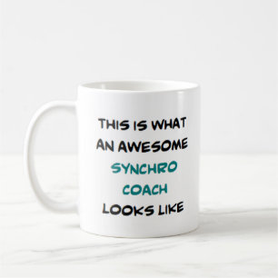 synchro coach, awesome coffee mug