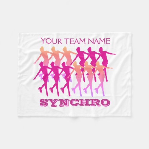 Synchro Fleece Blanket Custom With Your Name