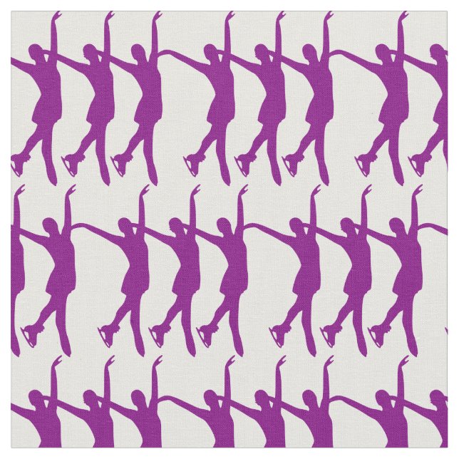 Synchro Ice Skate Fabric Skater Figure (Close Up)