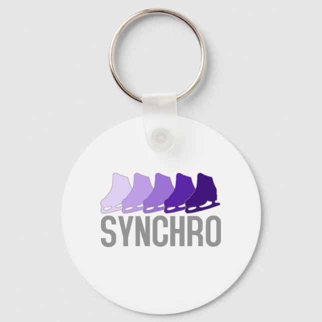 Synchro Skates Keychain (Front)