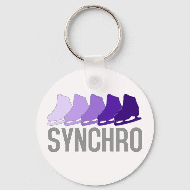 Synchro Skates Keychain (Front)