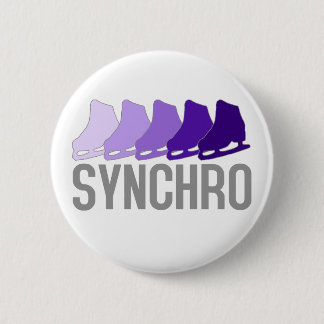 Synchro Skates Pinback Button