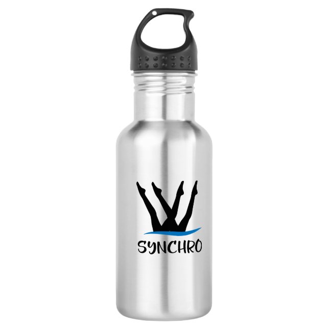 synchro stainless steel water bottle (Front)
