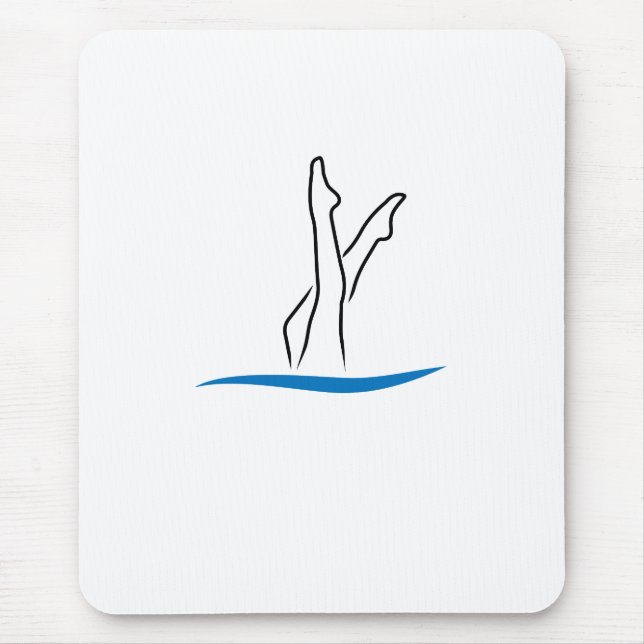 Synchro Swimming Mouse Pad (Front)