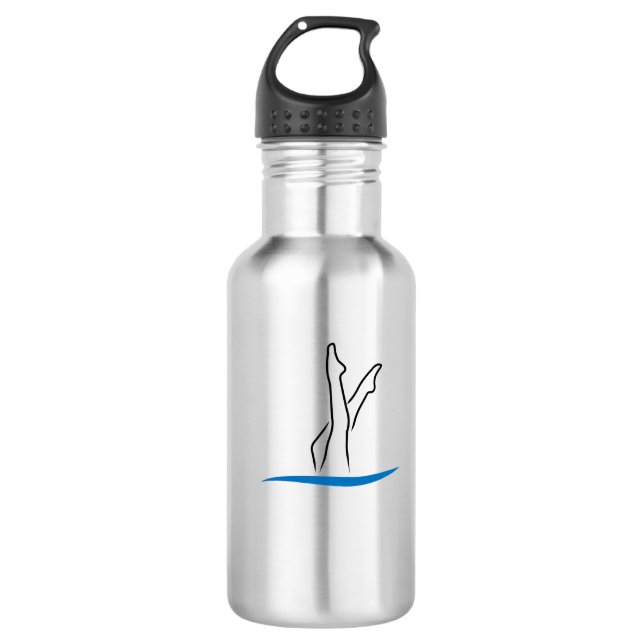 Synchro Swimming Stainless Steel Water Bottle (Front)