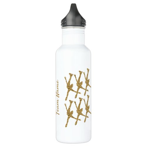 Synchro team water bottle arabesque gold