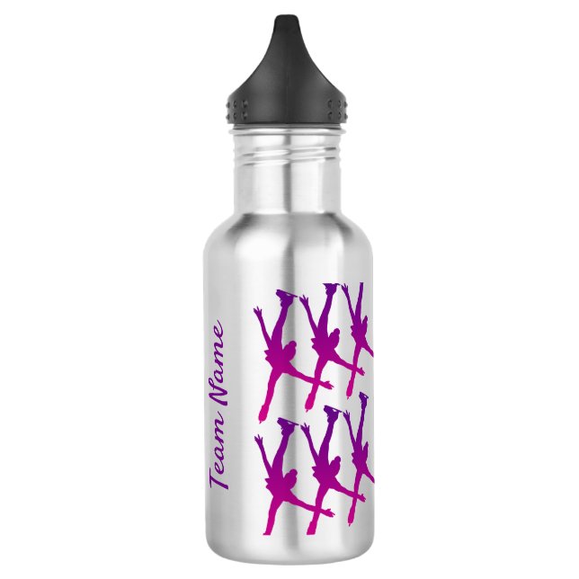 Synchro team water bottle arabesque purple pink (Left)