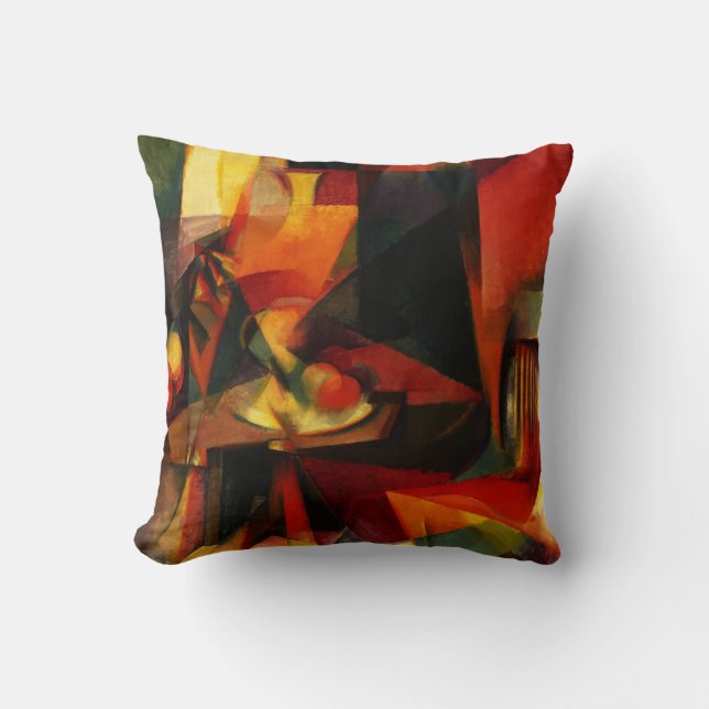 Synchromy No. 3, Stanton Wright (1917)   Throw Pillow (Front)