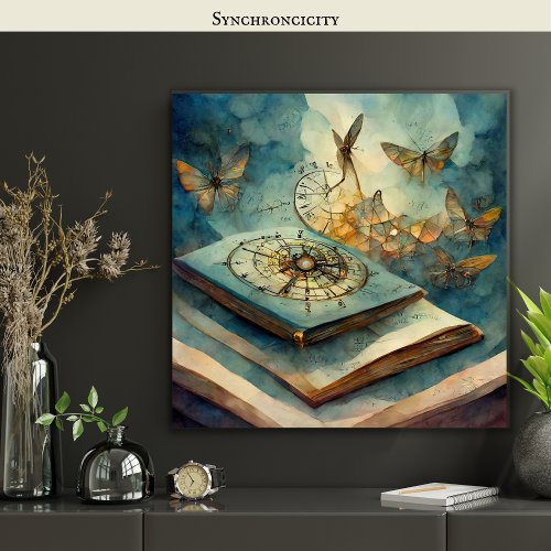 Synchronicity Embodied Mysticism Spirituality  Poster