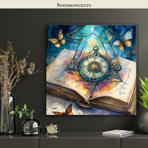 Synchronicity Embodied Mysticism Spirituality  Poster