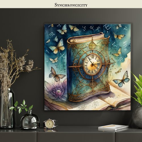 Synchronicity Embodied Mysticism Spirituality  Poster