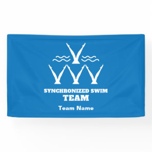 Synchronised Swimming Team Banner