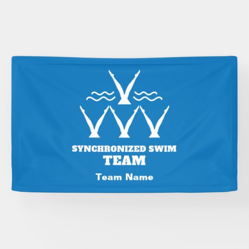 Synchronised Swimming Team Banner