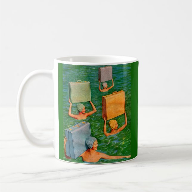 synchronized sea travel coffee mug (Left)