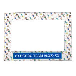 Synchronized Swimmer Girls Synchro Swimming Sports Magnetic Frame