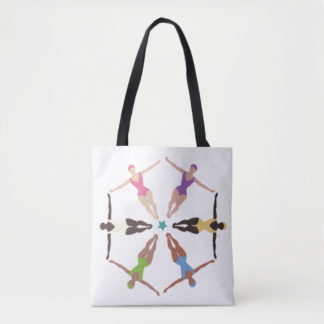 Synchronized Swimmers Tote Bag (Front)
