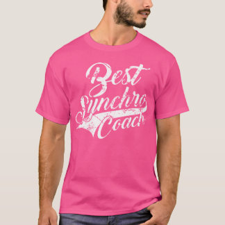 Synchronized Swimming Best Synchro Coach T-Shirt
