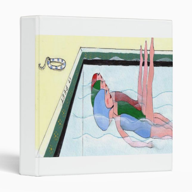 Synchronized Swimming Binder (Front/Spine)