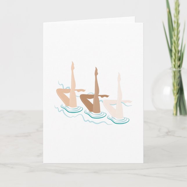 Synchronized Swimming Card (Front)