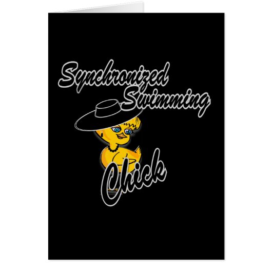 Synchronized Swimming Chick #4 Cards (Front)