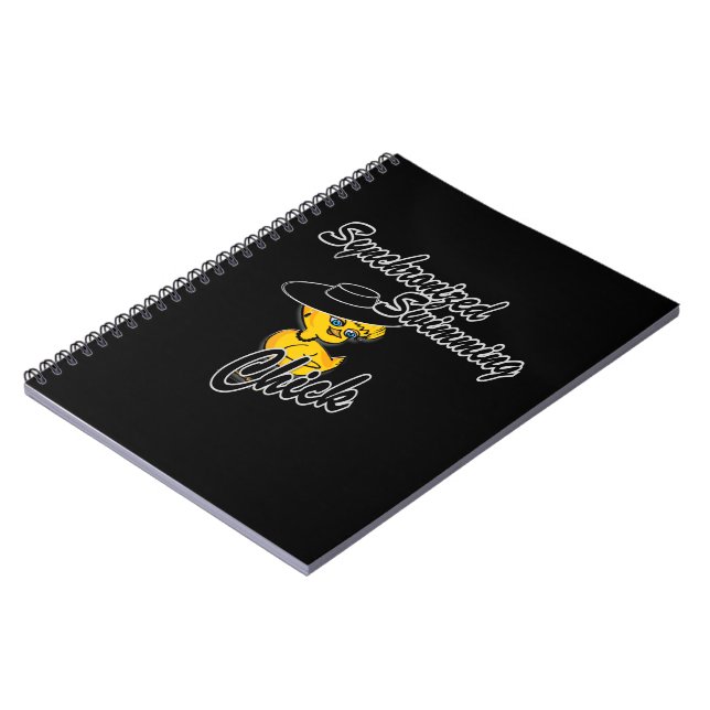 Synchronized Swimming Chick #4 Notebook (Left Side)