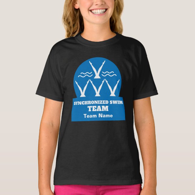 Synchronized Swimming Team T-Shirt (Front)