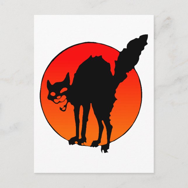 Syndicalist's cat postcard (Front)