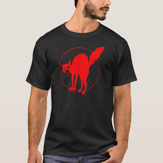 Syndicalist's cat T-Shirt (Front)