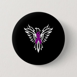 Syndrome Awareness Purple Ribbon1  Button