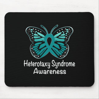 Syndrome Awareness Warrior Support Teal Ribbon Mouse Pad