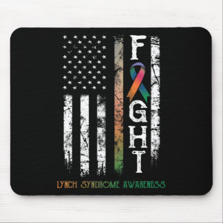 Syndrome Warrior Us Flag Syndrome Awareness Mouse Pad