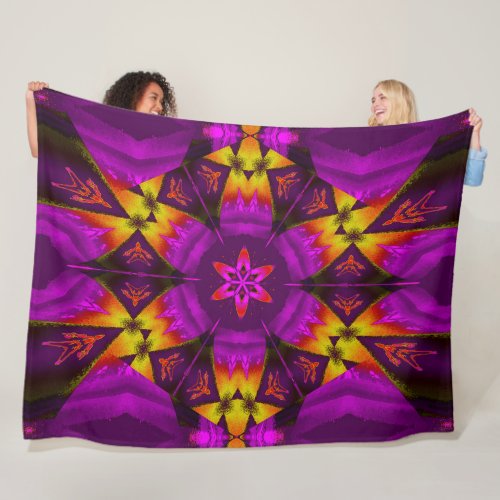 Synergy Jasmine 3  Fleece Blanket