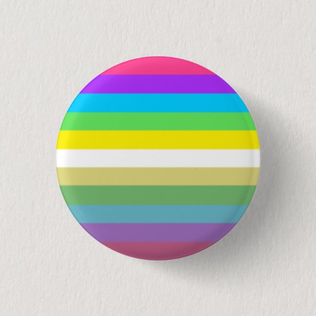 Synesthegender Pride Flag Button (Front)