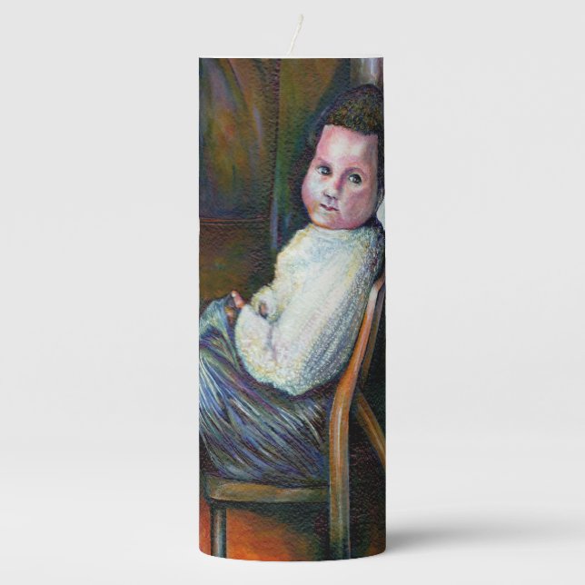 Synesthesia Pillar Candle (Front)