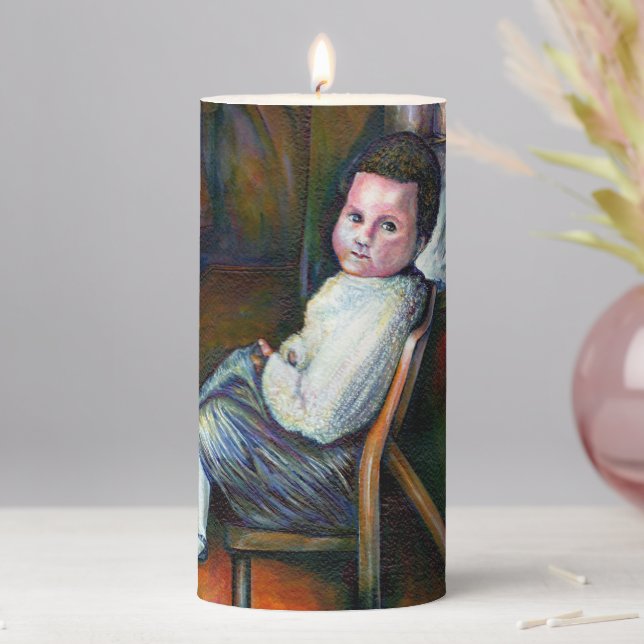 Synesthesia Pillar Candle (In Situ)